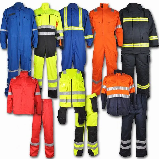 Ropa de trabajo de alta visibilidad, uniforme resistente al fuego, trajes de seguridad