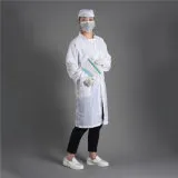 Chaquetas de laboratorio ESD de poliéster uniforme de trabajo ropa de seguridad chaqueta ropa de trabajo para hombres con gorra