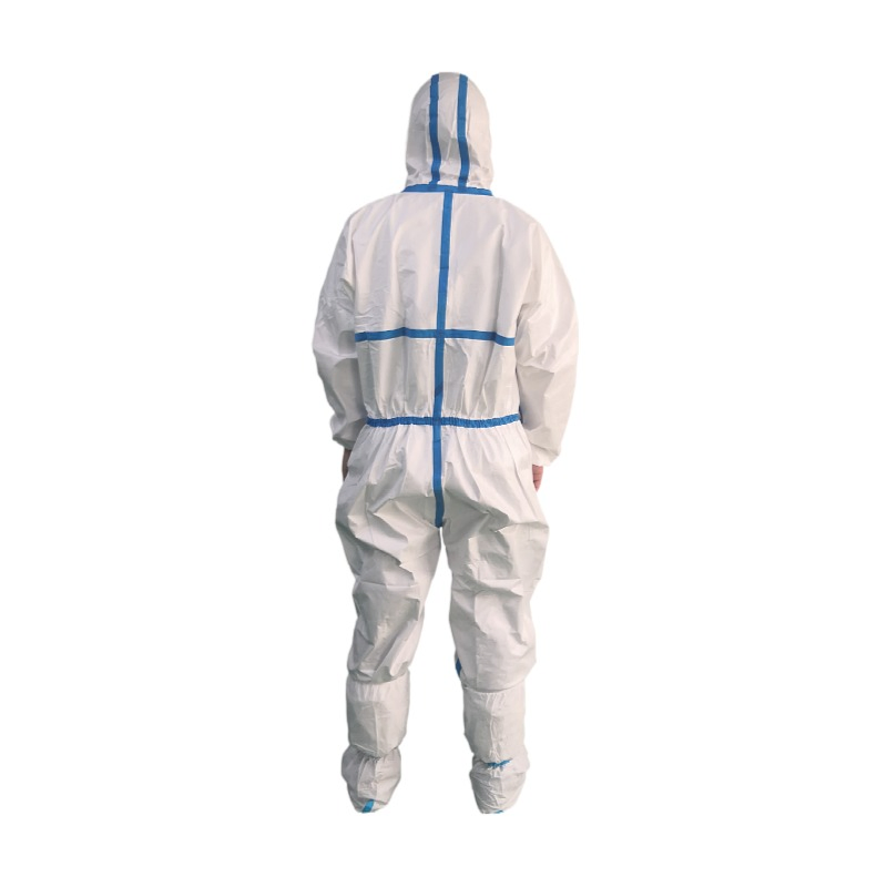 Ropa de protección médica desechable de emergencia de tipo Non Woven En14126 5b 6b ropa de protección química