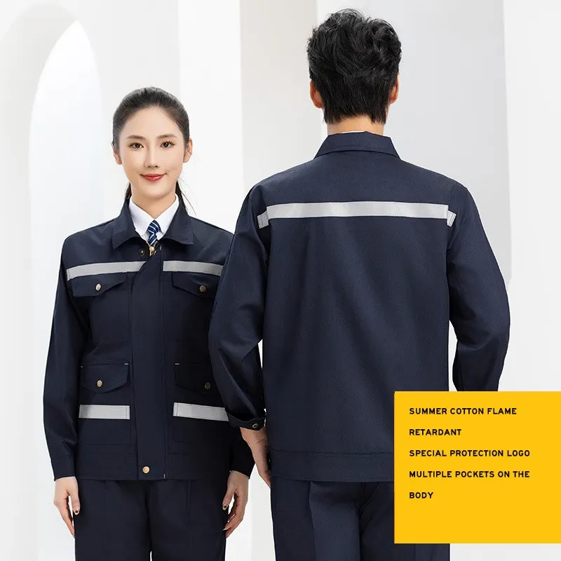 Cinta Reflectante Uniforme de Seguridad para Personal Industrial Ropa de Trabajo Antiestática Protectora
