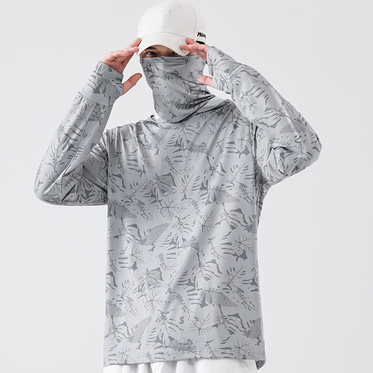 Ropa protectora exterior de pesca ultradelgada con protección UV, ligera y transpirable para el verano