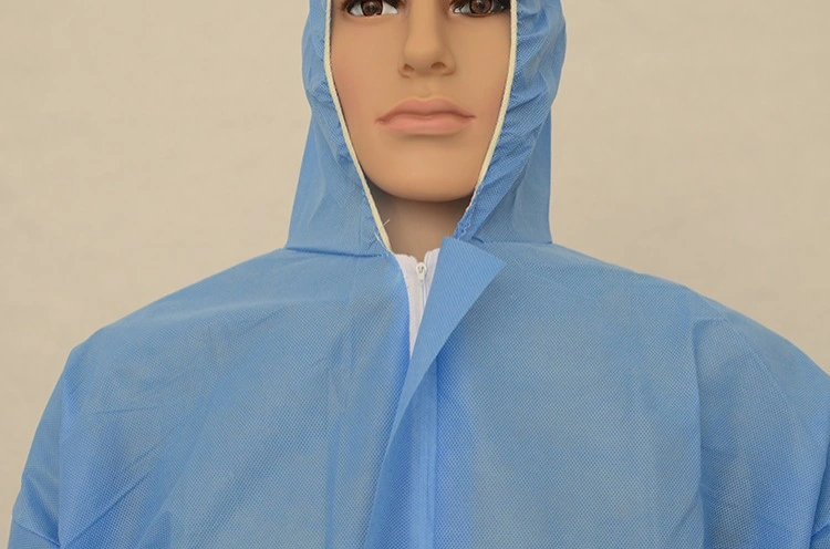 Suministro de Seguridad y Protección Ropa Protectora Desechable Tipo de Fábrica 5/6 Gato 3 Ropa Protectora Desechable de Microporoso SMS para la Eliminación de Asbestos