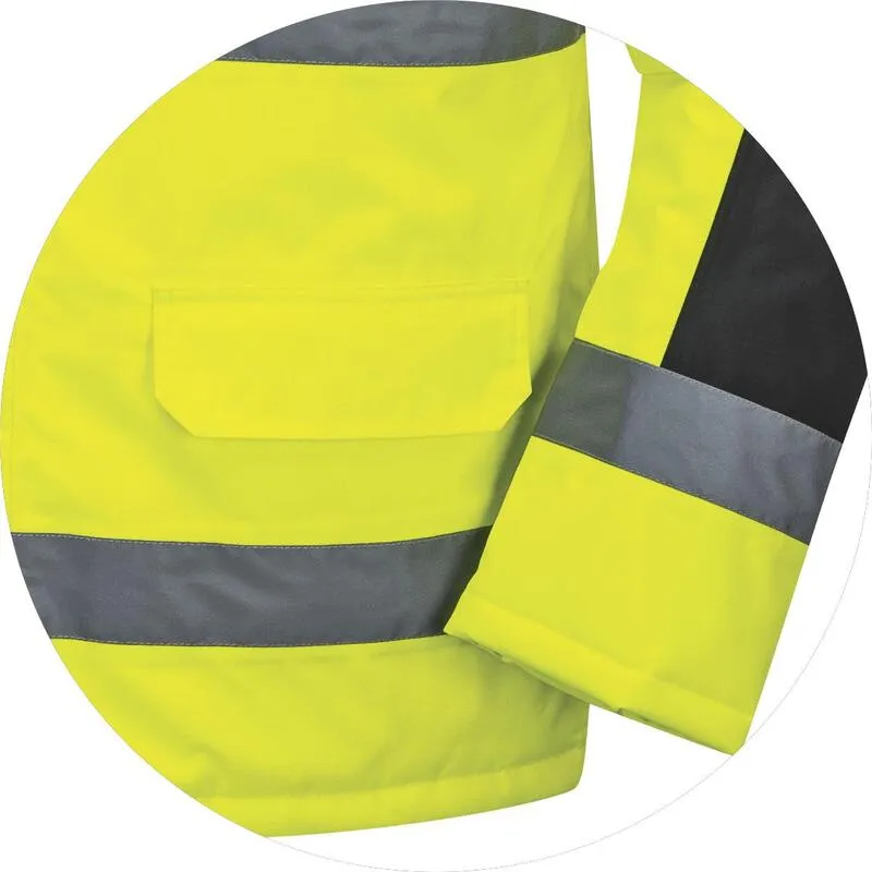 Chaqueta reflectante de protección personal para la construcción, ropa de trabajo, vestimenta de seguridad laboral