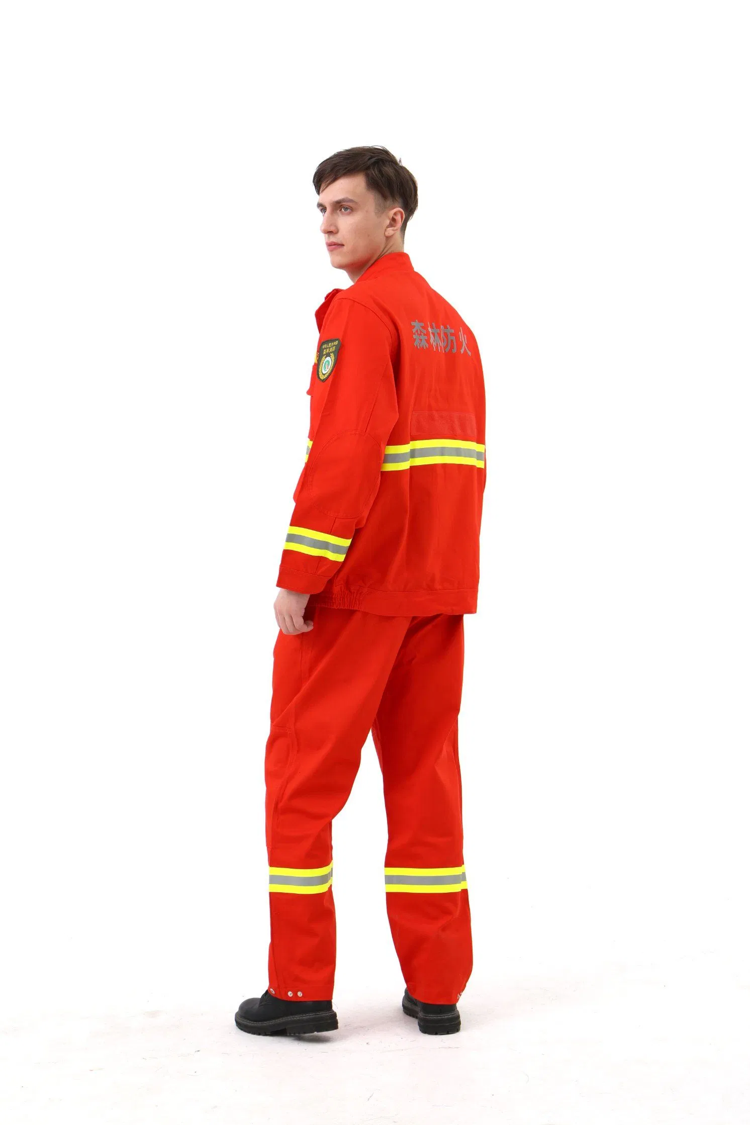 100%Cotton Ropa de trabajo ignífuga y antistática resistente al fuego para trabajadores