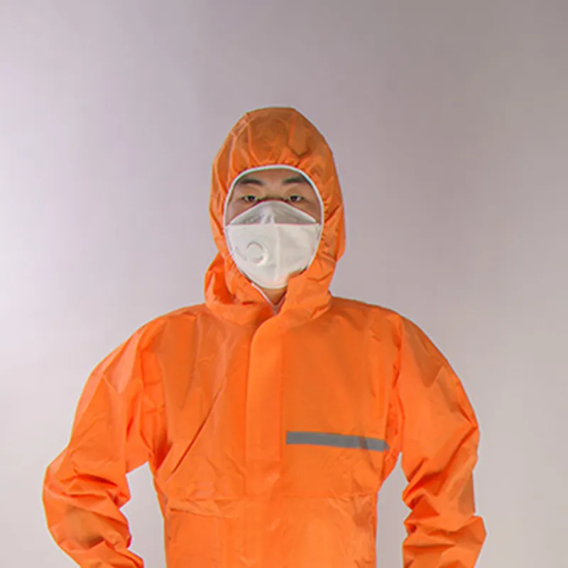 Detalle del traje protector microporoso - Puños elásticos