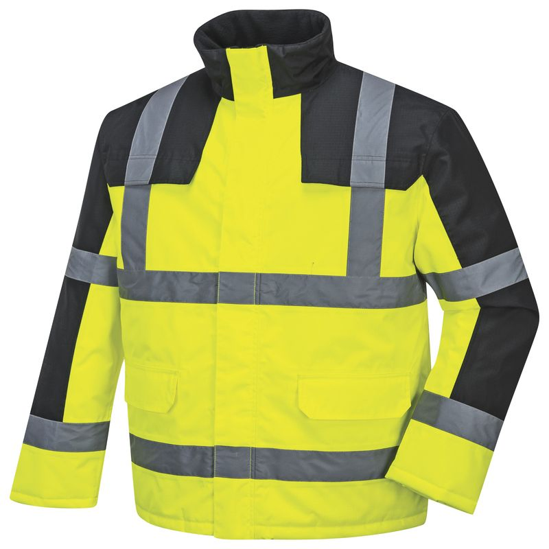 Chaqueta reflectante de protección personal para la construcción, ropa de trabajo, vestimenta de seguridad laboral