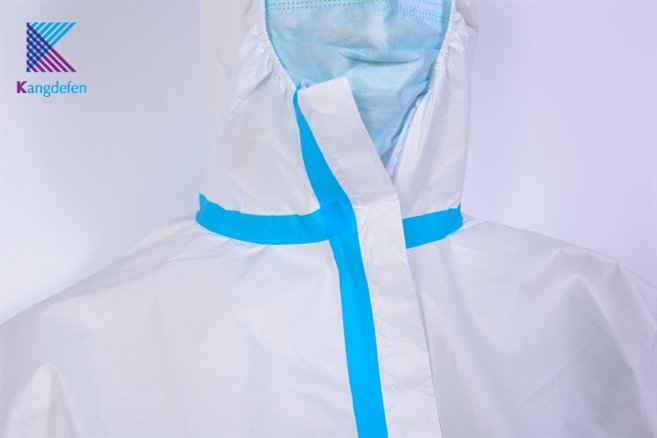 Mono desechable de seguridad impermeable, ropa médica de protección, bata de aislamiento