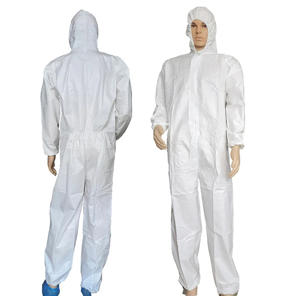 Ropa protectora desechable laminada de no tejida para protección química industrial
