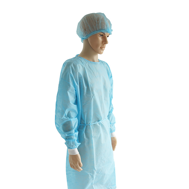Ropa de protección médica aislante impermeable desechable no tejida de nivel AAMI 2
