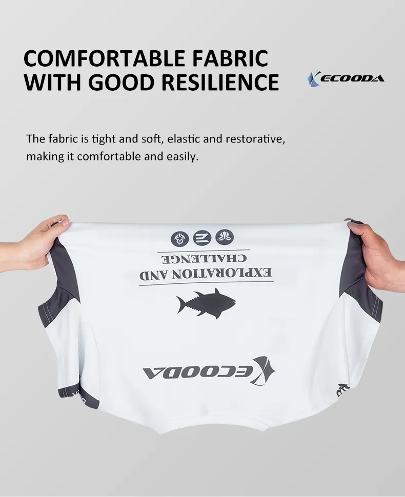 Ropa deportiva al aire libre Ecooda en línea, camiseta de secado rápido y protección solar
