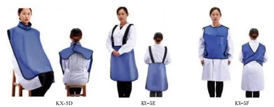 Ropa de protección médica a prueba de radiación de plomo para rayos X