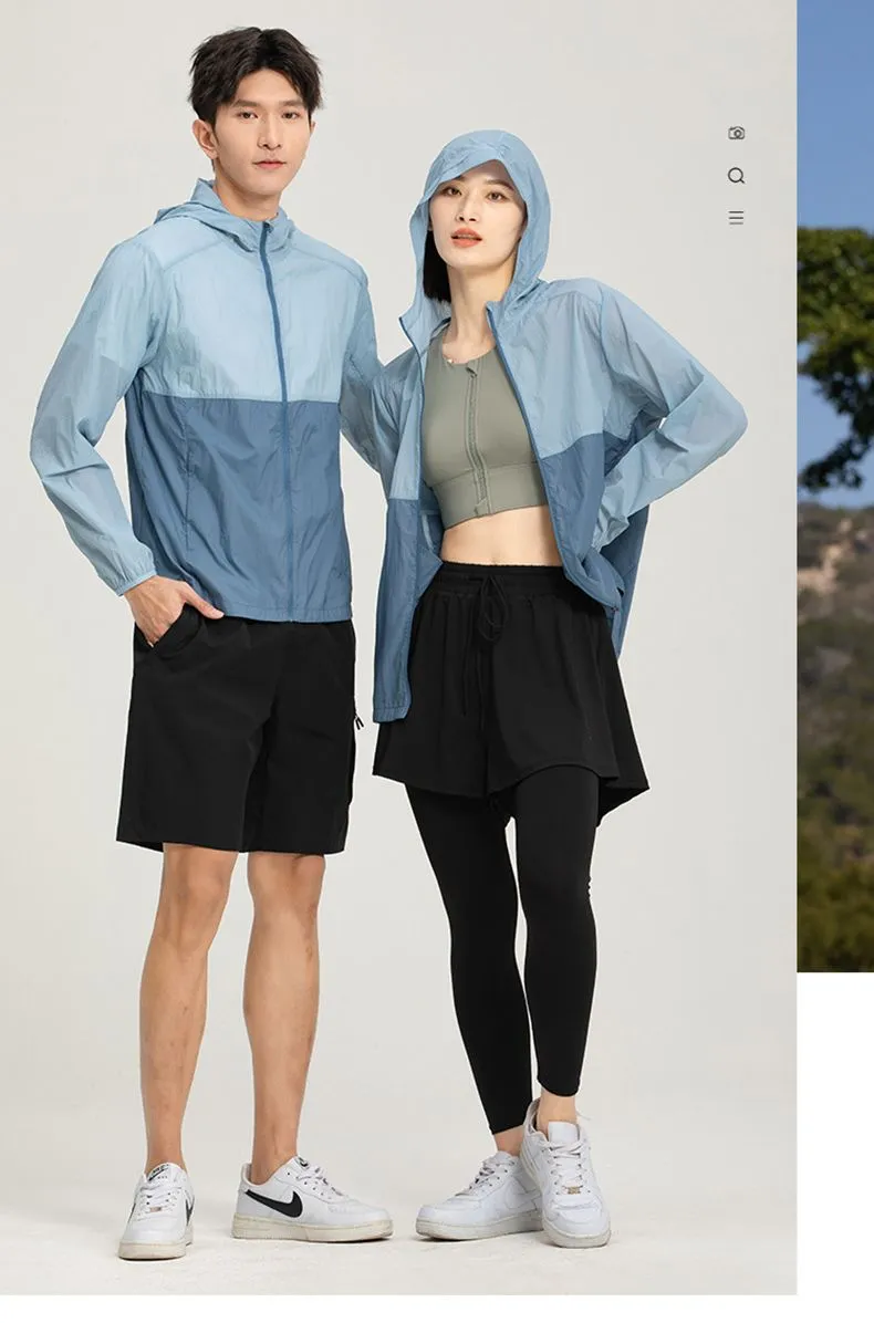 Ropa de protección solar UPF 40 para hombres y mujeres activos al aire libre