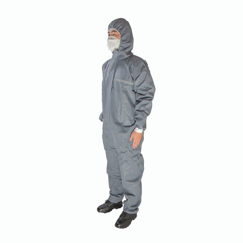 Traje Químico Desechable Cubierto Protección Completa Ropa Protectora