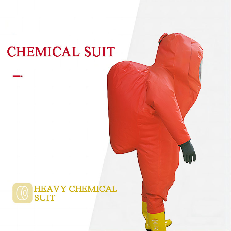 Trajes químicos de altas prestaciones cerrados con material CE/CCS Cr aprobados por solas Ropa de protección de seguridad