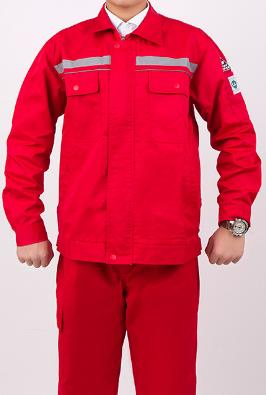 Ropa protectora de algodón y poliéster resistente al fuego en 260g