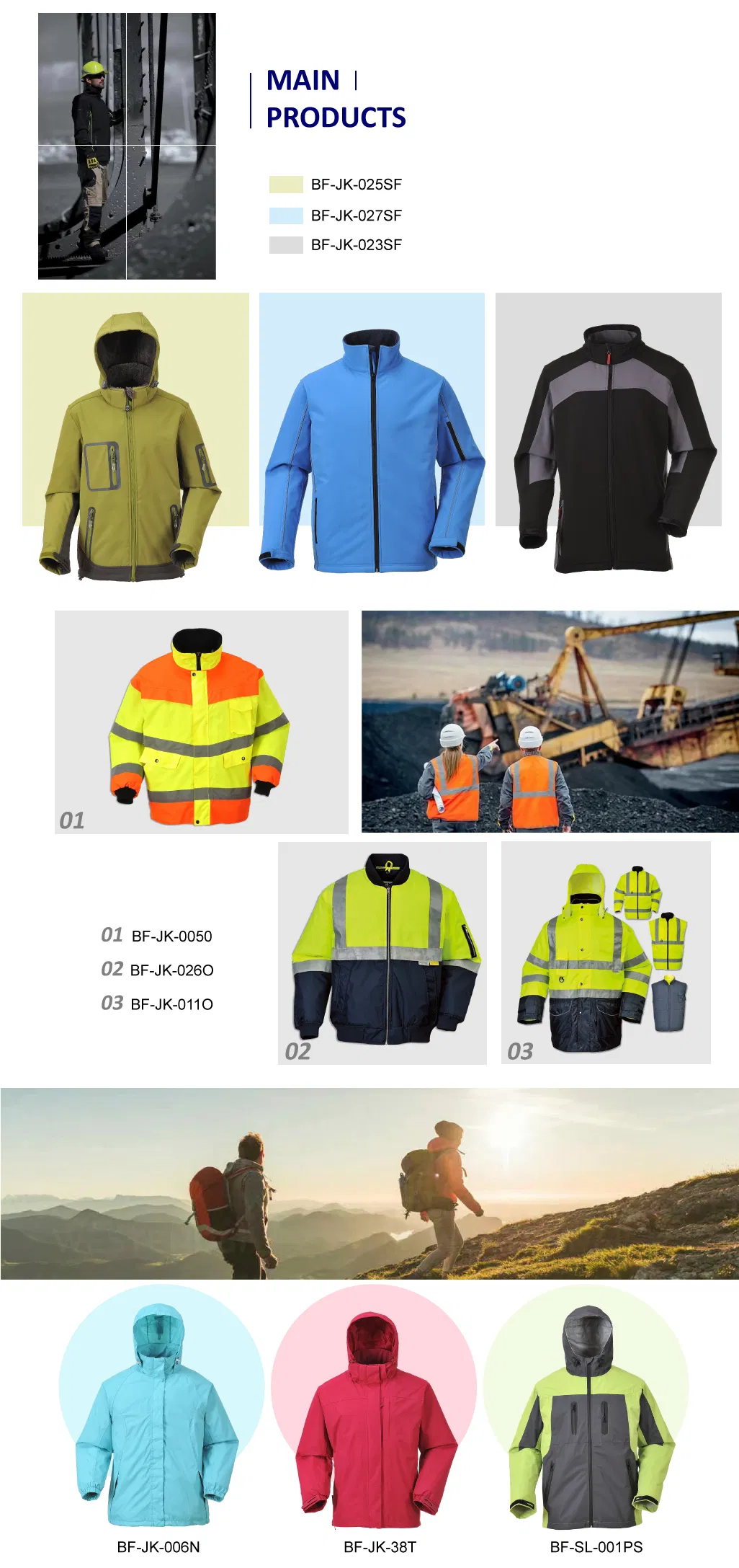 Ropa de trabajo para hombres, ropa de protección, equipo de protección personal, ropa impermeable, uniforme de seguridad con logo de OEM