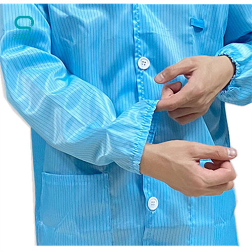 Chaquetas de laboratorio ESD de poliéster uniforme de trabajo ropa de seguridad chaqueta ropa de trabajo para hombres con gorra