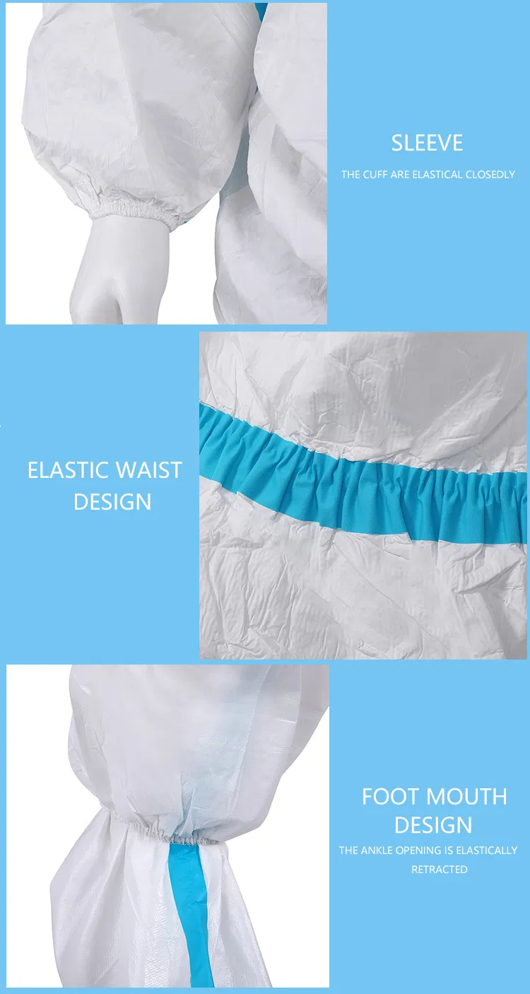 Ropa protectora médica desechable, batas de operación para hospitales, bata de aislamiento médica desechable