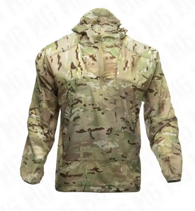 Ropa táctica camuflada con capucha protectora solar para entrenamiento al aire libre al por mayor