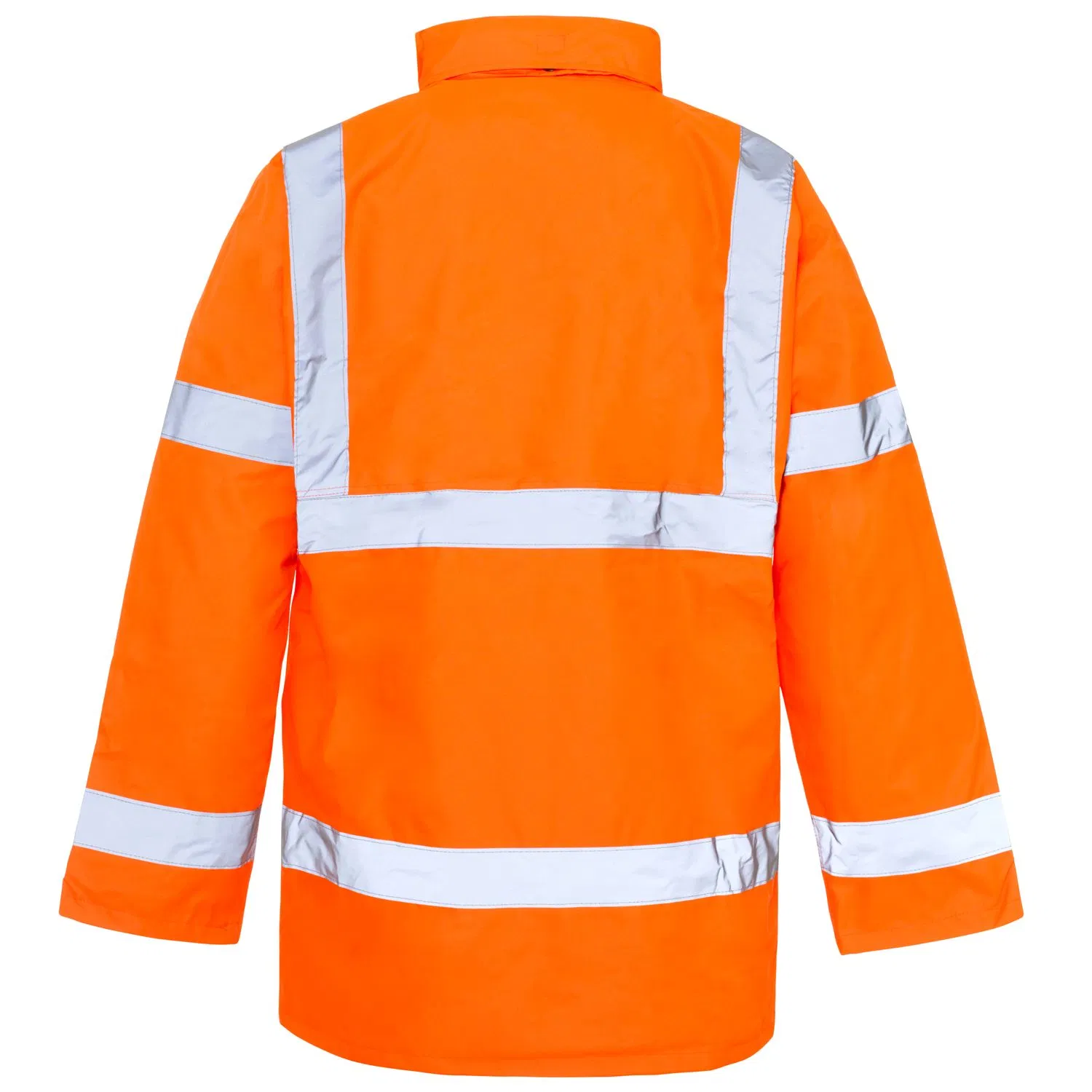 Chaqueta reflectante de alta visibilidad naranja amarilla para trabajo, ropa de seguridad para protección