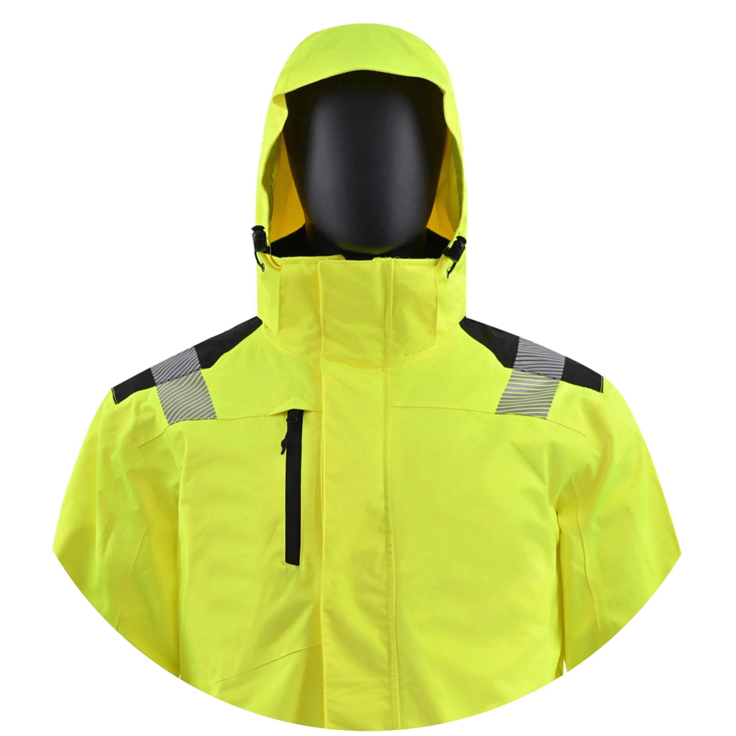 Chaqueta de seguridad de alta visibilidad para trabajo al aire libre, ropa de trabajo protectora para hombres