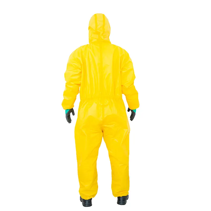 Protección química ropa protectora gruesa 5