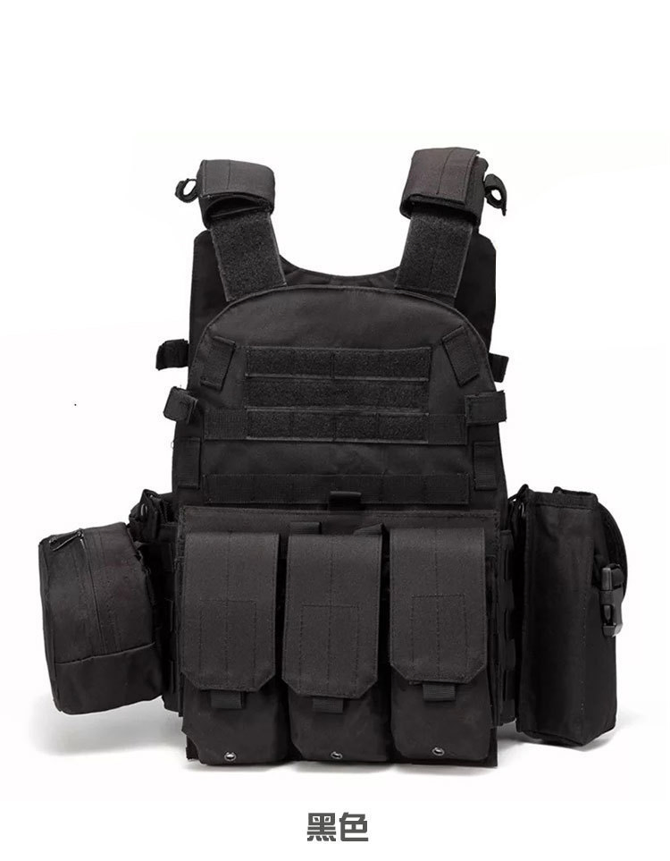 Chaleco táctico multifuncional para exteriores, chaleco de combate de camuflaje, ropa protectora