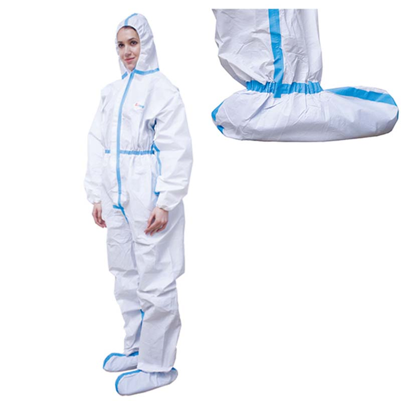 Ropa industrial protectora desechable tipo overol
