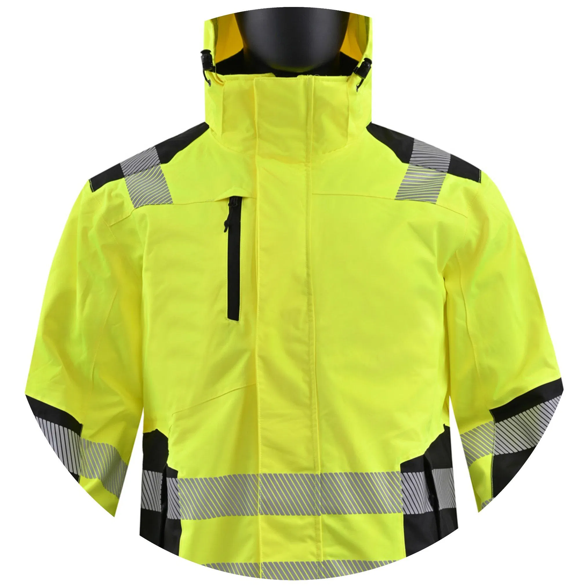 Chaqueta de seguridad de alta visibilidad para trabajo al aire libre, ropa de trabajo protectora para hombres