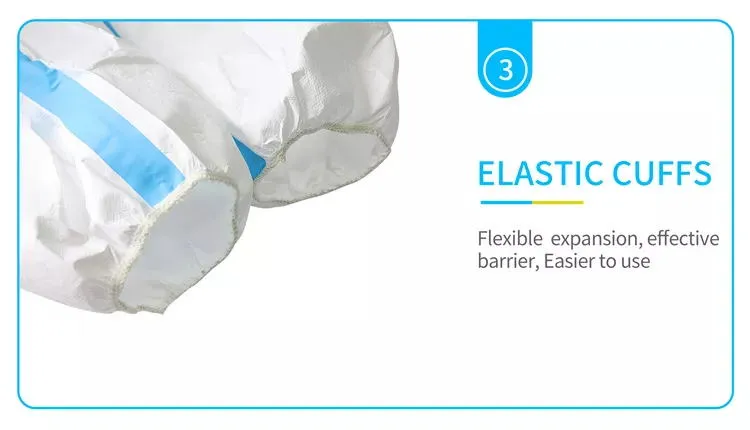Ropa protectora desechable para uso médico