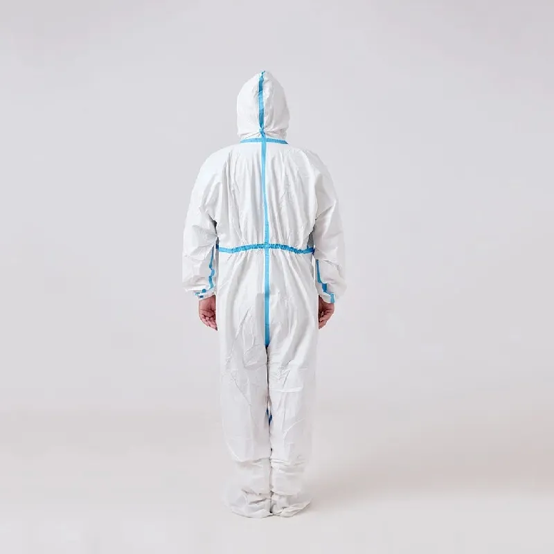 Ropa de trabajo desechable antistática de protección química, monos de tela no tejida