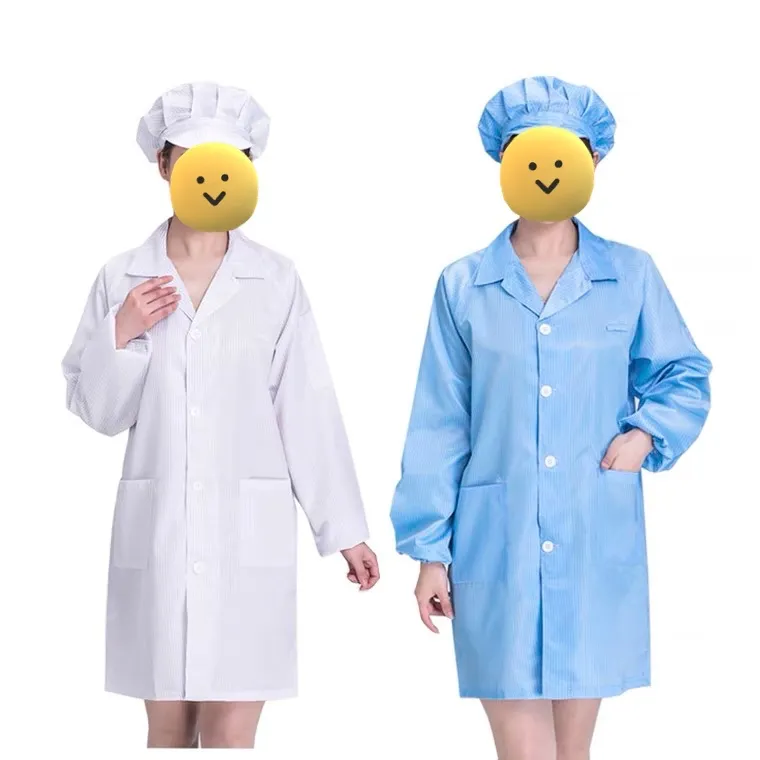 Venta Caliente Abrigo Antiestático Ropa Protectora para Taller Ropa ESD