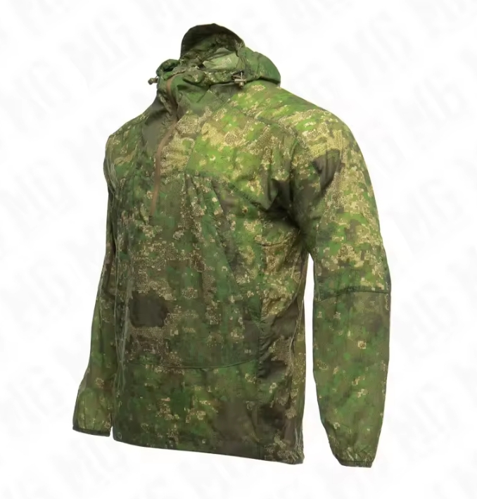 Ropa táctica camuflada con capucha protectora solar para entrenamiento al aire libre al por mayor