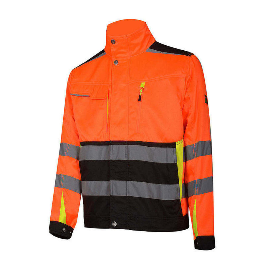 Ropa de trabajo industrial reflectante personalizada y resistente al aceite para la construcción de puentes