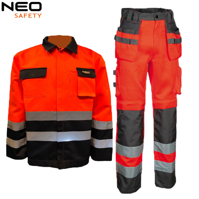 Chaqueta de trabajo de alta visibilidad para hombres, ropa de trabajo protectora para trabajos de emergencia al aire libre