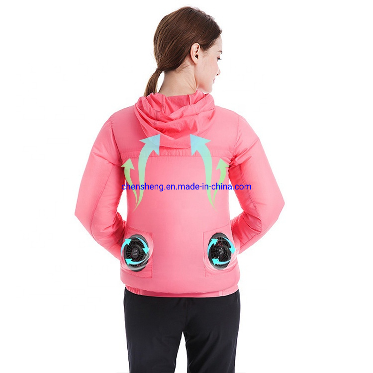 Ropa de enfriamiento unisex a bajo precio, protectora del sol, con aire acondicionado para el verano al aire libre