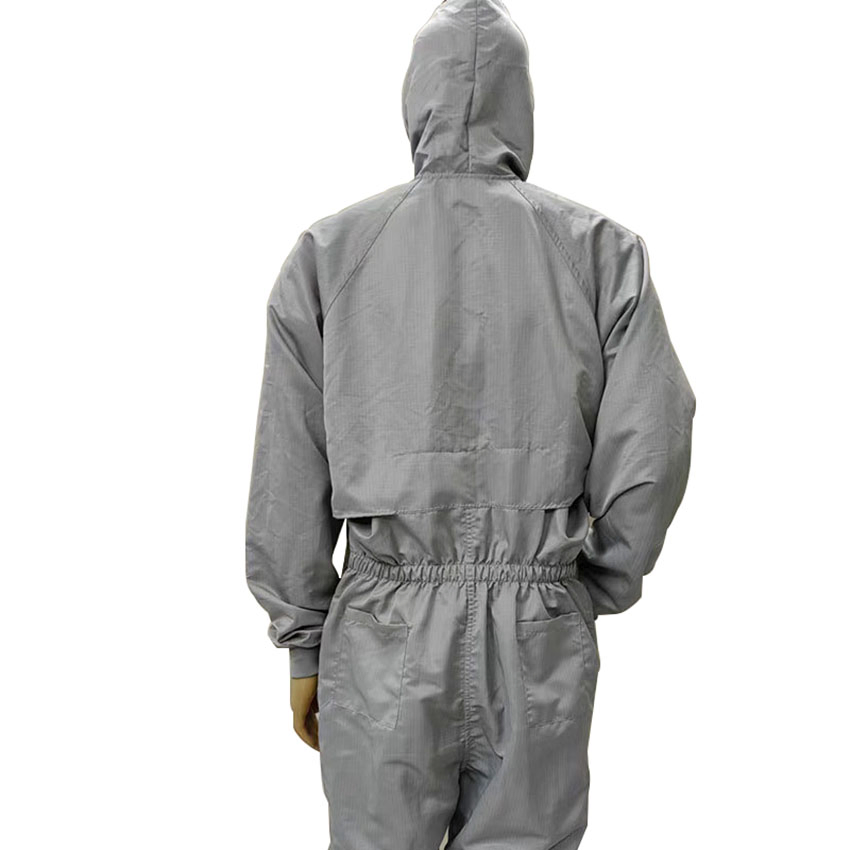 Ropa de trabajo ESD de pintura en spray libre de polvo para salas limpias y talleres