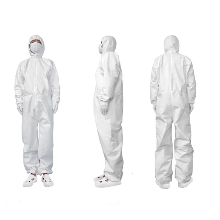 Overoles desechables impermeables ropa protectora M-3XL para hospital, laboratorio, sala limpia, industria química