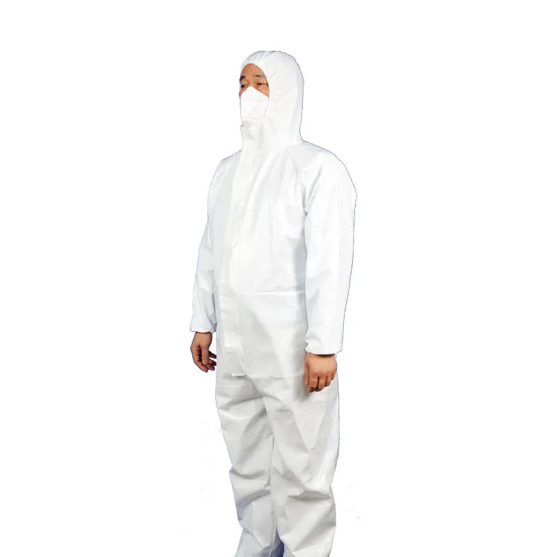Mono desechable impermeable antistático de microporo ropa de protección