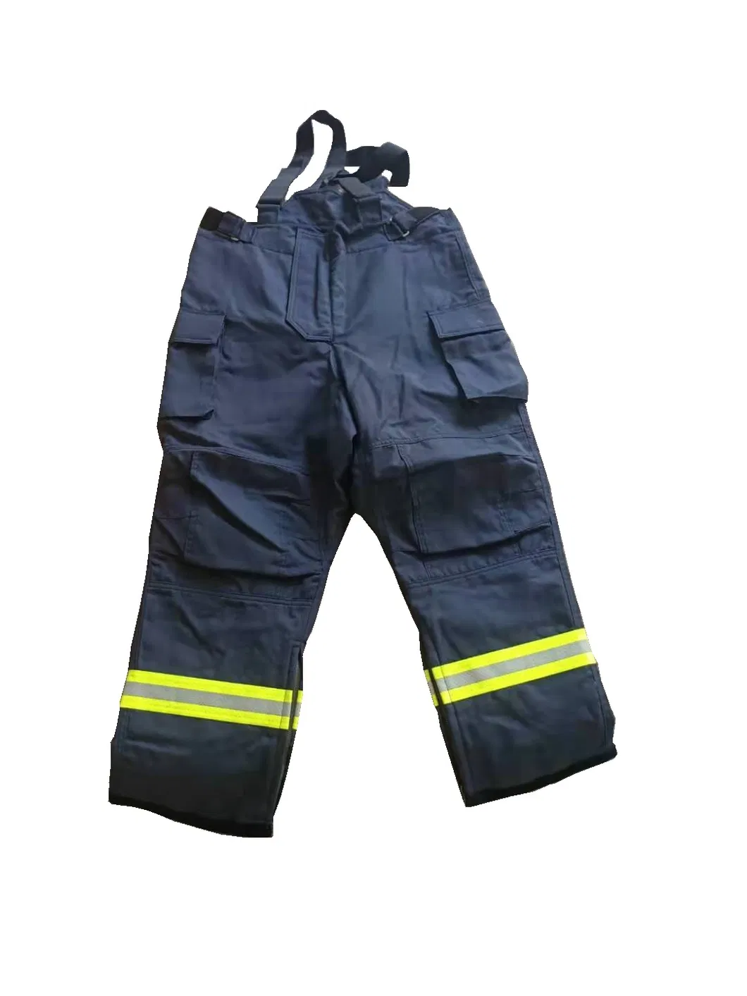 Detalle de traje de bomberos