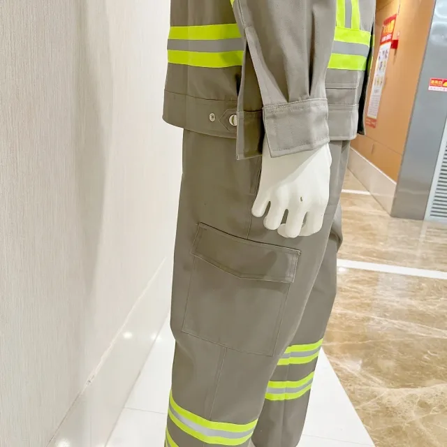 Ropa de trabajo retardante de llama, vestimenta protectora de aramida para la lucha contra incendios forestales