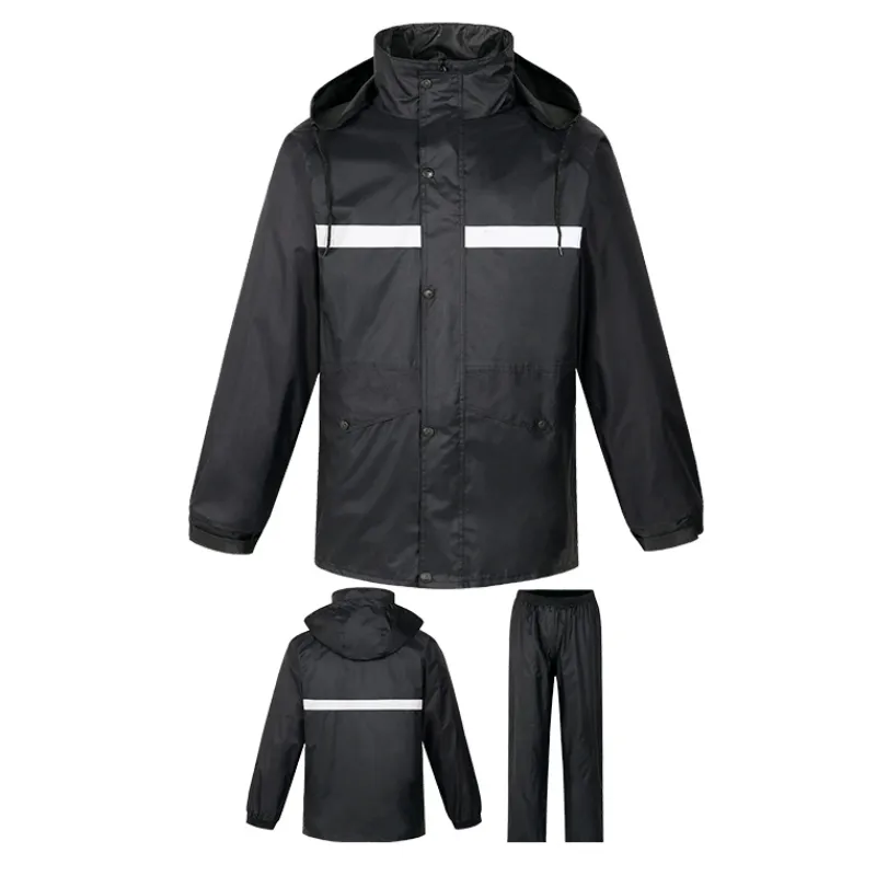 Traje de lluvia impermeable de alta visibilidad