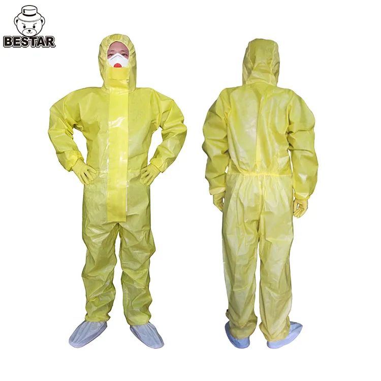 S-5XL Ropa Química Protectora Ligera 1PCS/Bag, 25PCS Por CTN Overall