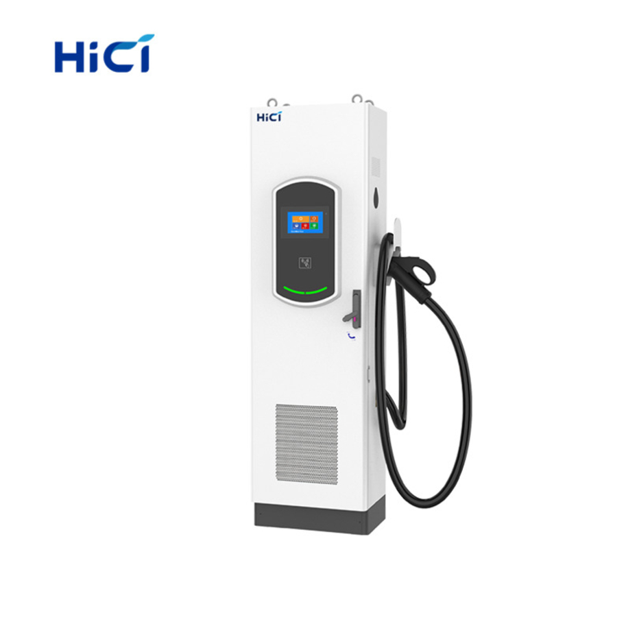 Estação de Carregamento Elétrico DC para Carros Elétricos com Tela Sensível ao Toque e Resfriamento a Líquido