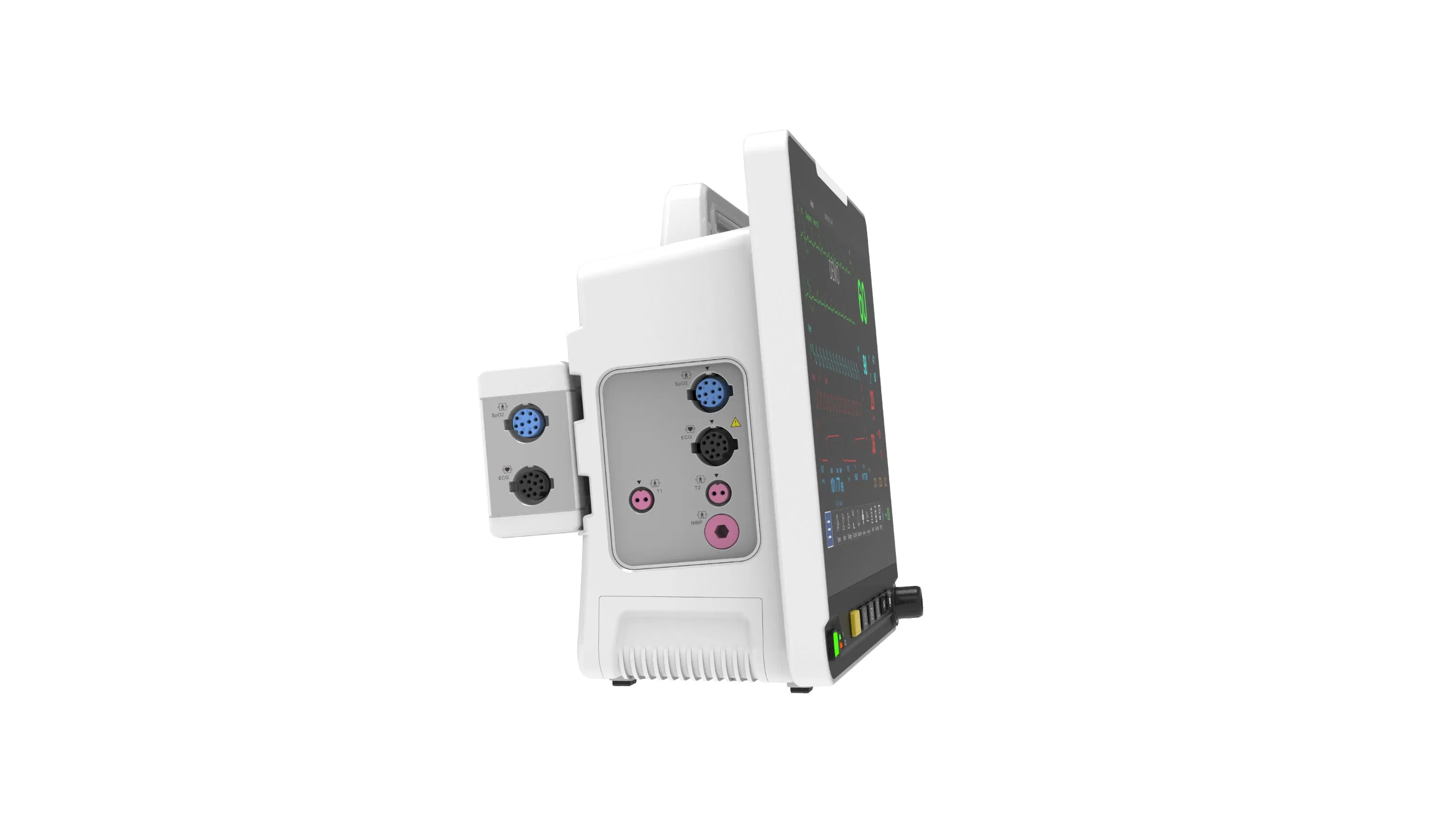 Monitor de Paciente Multiparamétrico de Sinais Vitais Portátil com Tela TFT para Adultos, Pediátricos e Neonatais