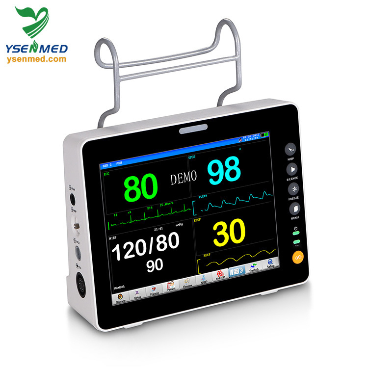 Yspm60b Equipamento Médico 8 Monitor de Paciente Ambulância com Tela de Toque de Inch