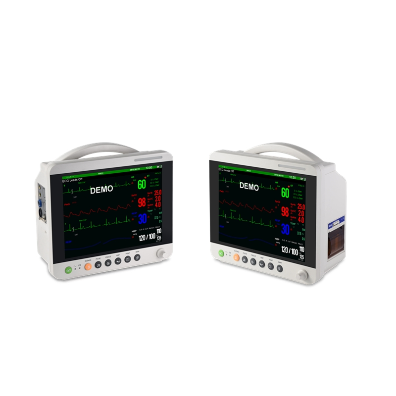 12inch Monitor de Paciente Multi Parâmetro com Tela Sensível ao Toque para Hospital Monitor de Paciente Portátil