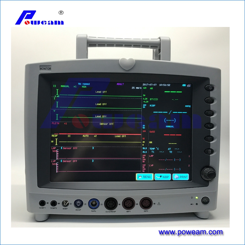 Monitor de Paciente Neonatal, Pediátrico e Adulto de UTI Multifuncional (G6D)