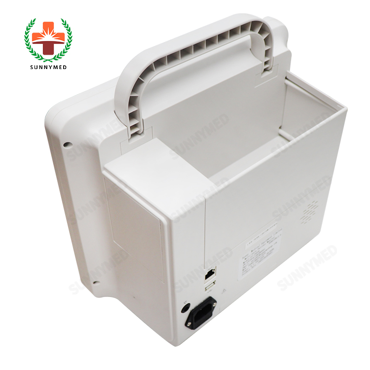 Sy-C005A 12.1 Monitor de Paciente de UTI com Múltiplos Parâmetros de Inch, Sinais Vitais, Monitor Cardíaco