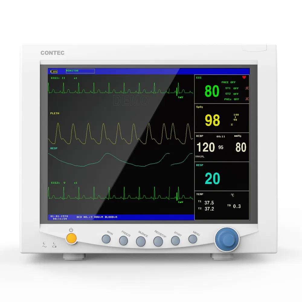 Operação de Tela Sensível ao Toque Equipamento Médico Monitor de Paciente para Melhorar a Eficiência